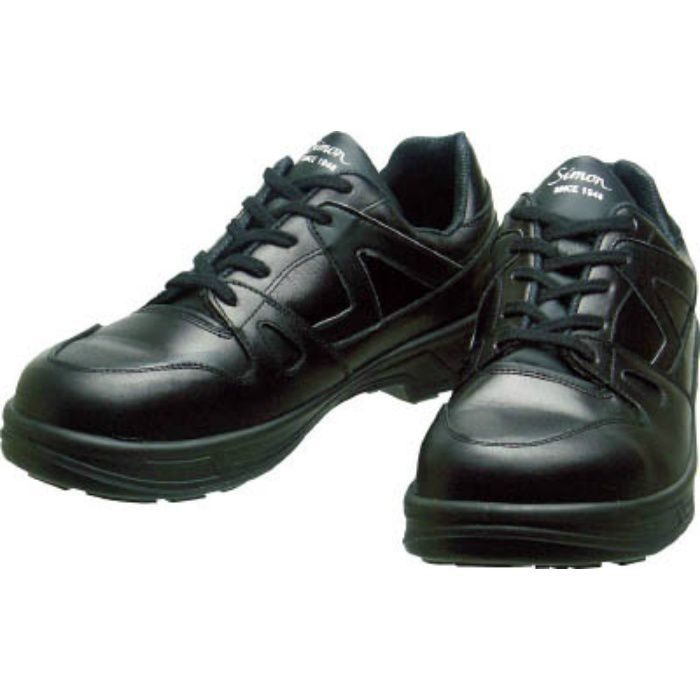 8611BK24.5 安全靴 短靴 8611黒 24.5cm