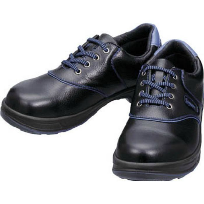 SL11BL27.5 安全靴 短靴 SL11-BL黒/ブルー 27.5cm シモン【アウン