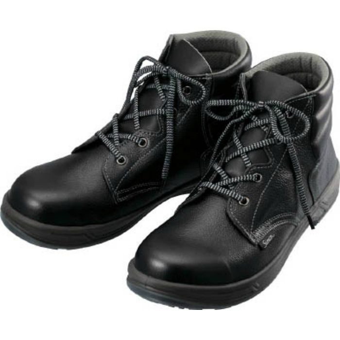 SS2223.5 安全靴 編上靴 SS22黒 23.5cm