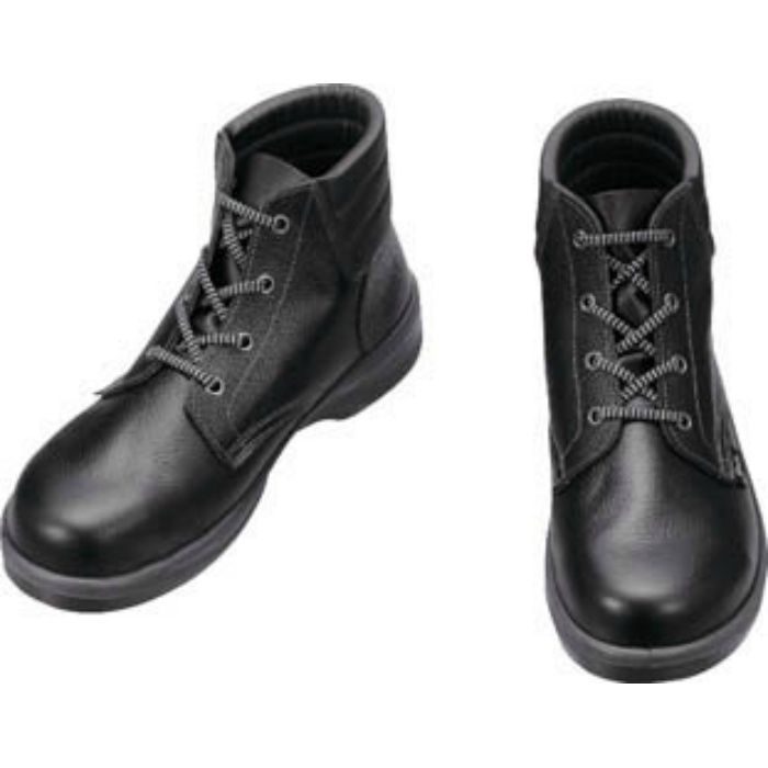 7522N24.0 安全靴 編上靴 7522黒 24.0cm