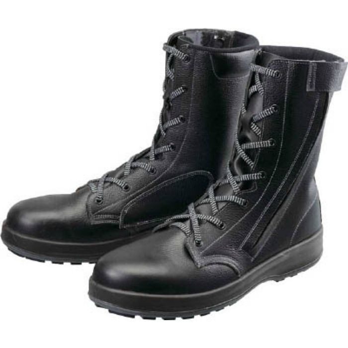 WS33C25.0 安全靴 長編上靴 WS33黒C付 25.0cm