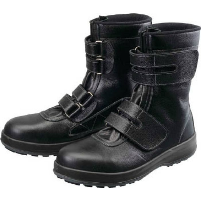 WS3823.5 安全靴 長編上靴 マジック WS38黒 23.5cm