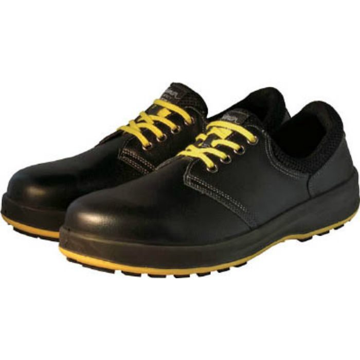WS11BKS24.5 安全靴 短靴 WS11黒静電靴 24.5cm シモン【アウンワークス