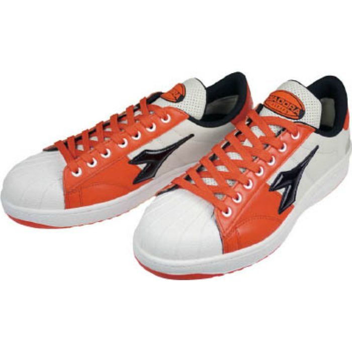 デイアドラ作業靴 オレンジ／黒／白 24.0cm KW721240