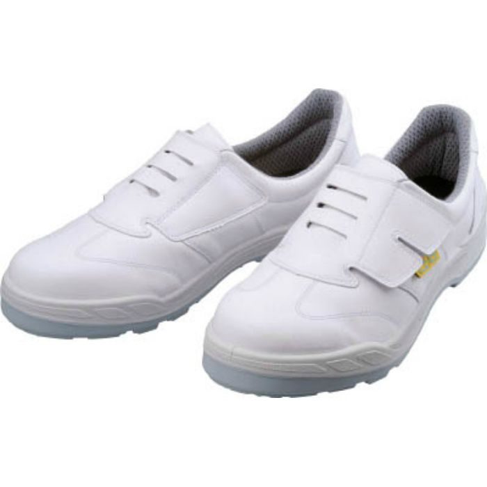静電安全作業靴 短靴 ECO18白 24.5cm ECO18W24.5
