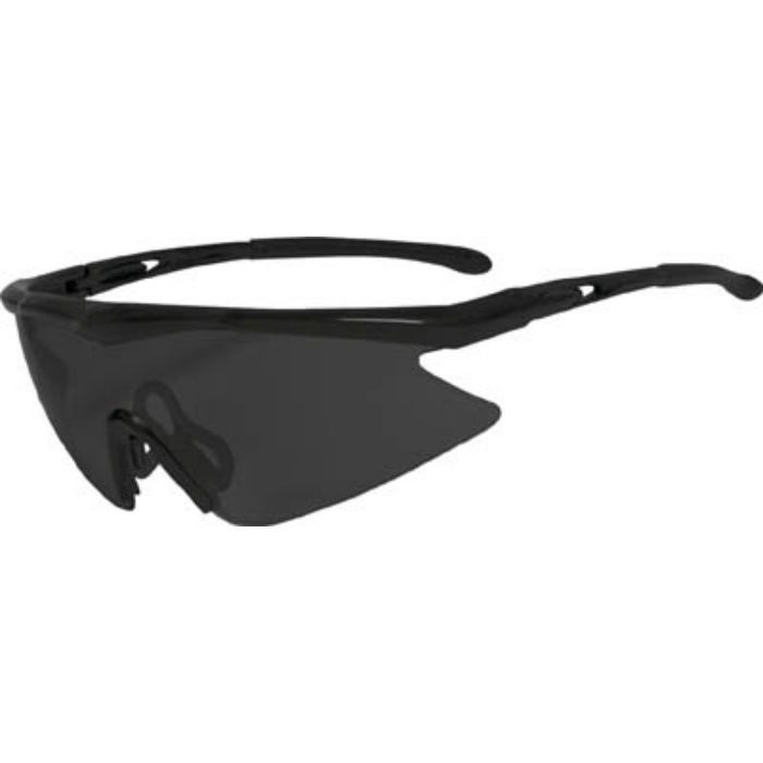 TSG1856GY 一眼型安全メガネ フレームブラック レンズグレー