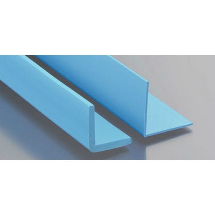 カラーアングル ビニール カラーソフトアングル3R30×30 ブルー 2.5m  36503-5