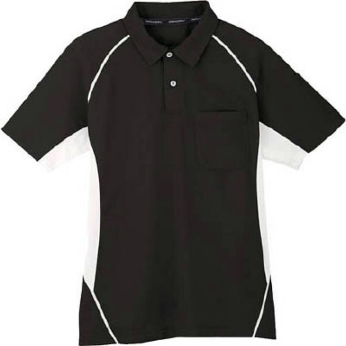 MX70713L 半袖ポロシャツ 13ブラック L
