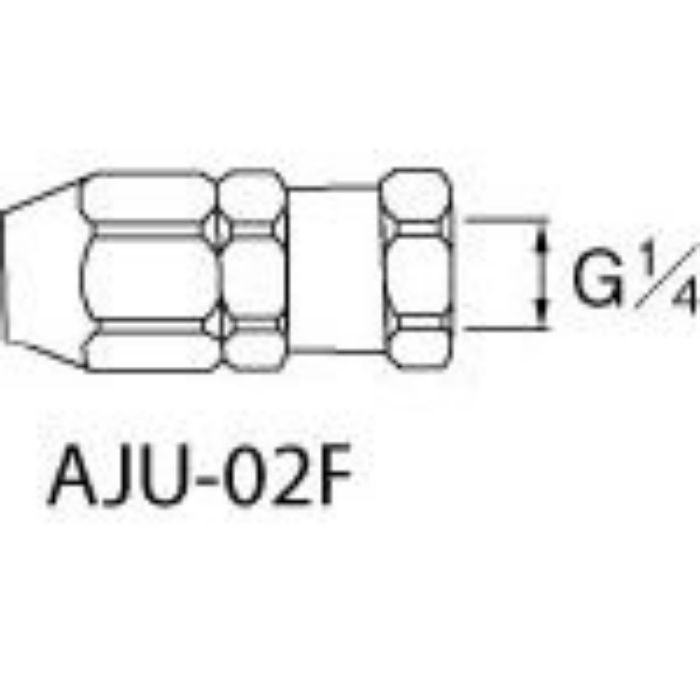 AJU02F ホースジョイント G1/4袋ナット