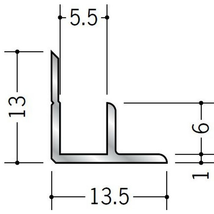 入隅ジョイナー アルミ 5AB シルバー 2.73m  50084【セール開催中】