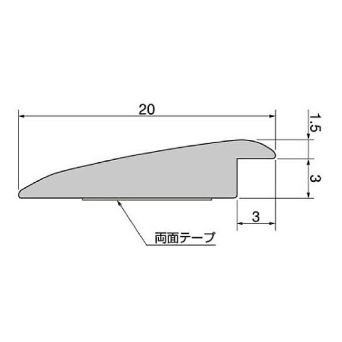 両面テープ 20ｍｍ巾 サンゲツ ベンリダイン BB-303