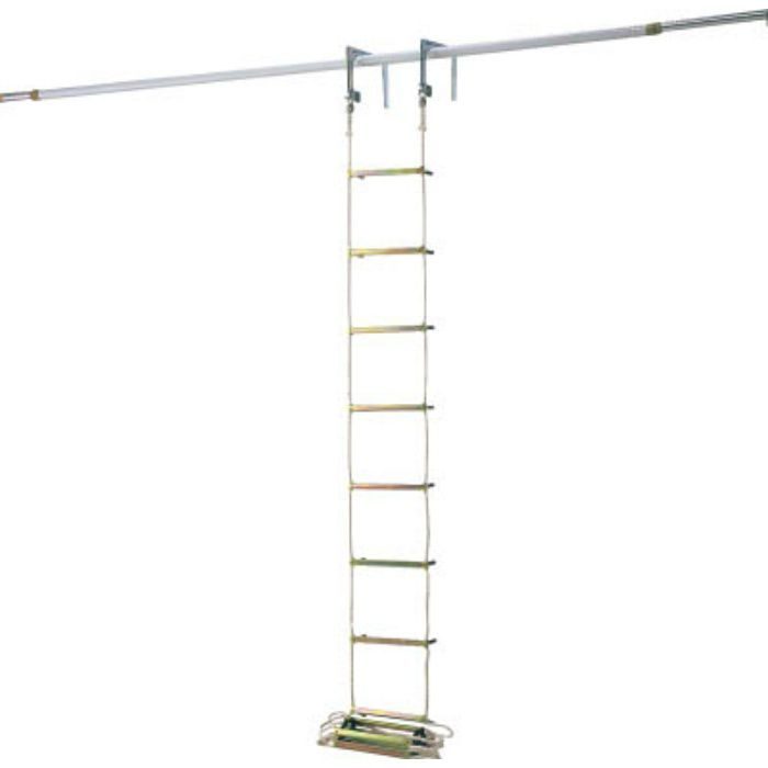 高木 避難用縄梯子12mm×3m 290105 - 脚立、はしご、足場