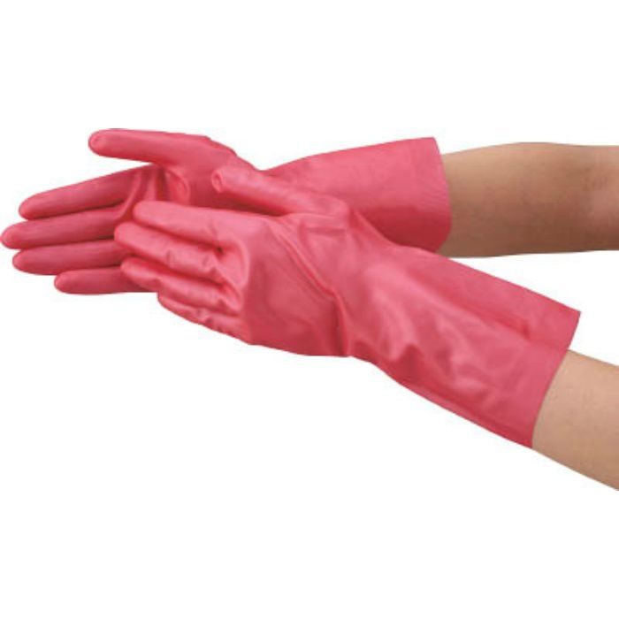 DPM5496PM 天然ゴム手袋 薄手タイプ ピンク Mサイズ