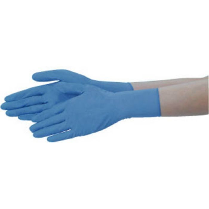 NBRPF10BLL ニトリル手袋 粉なし 青 LL