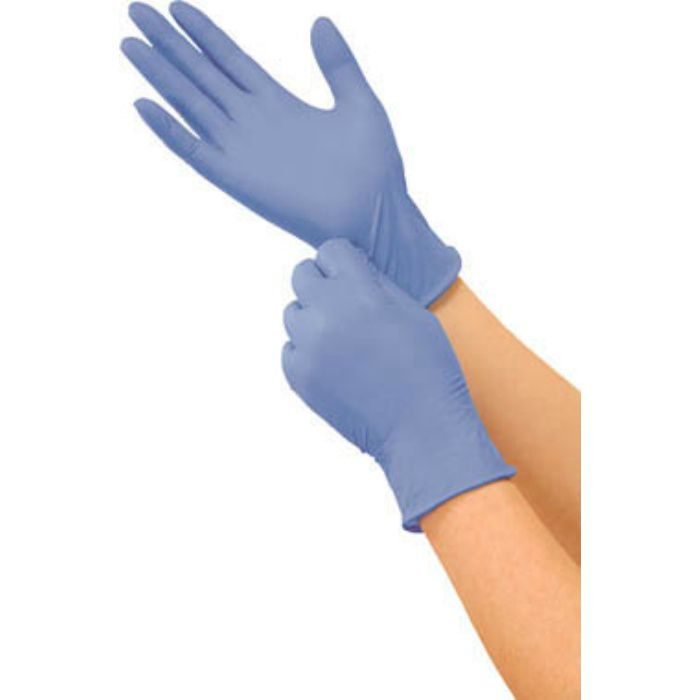 50996 ニトリル手袋αブルー XS (200枚入)