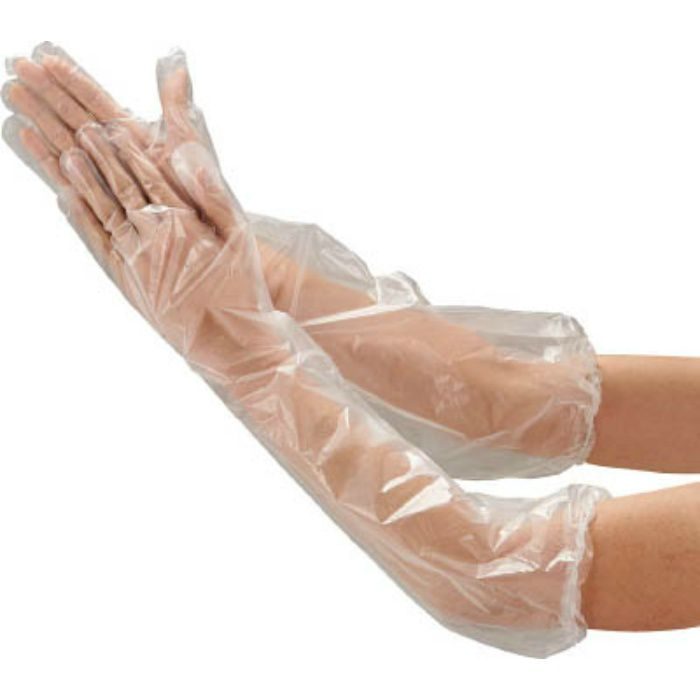 TPL60 使い捨てポリエチレンロング手袋 (30枚入)