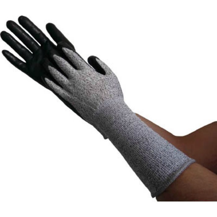 TGL5595KLM HPPE手袋ニトリル手のひらコートロング M