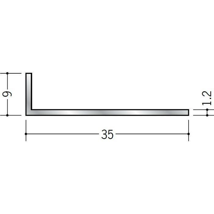 創建 （品番：56135-3m） アルミアングル1.2×9×35（長さ：3m