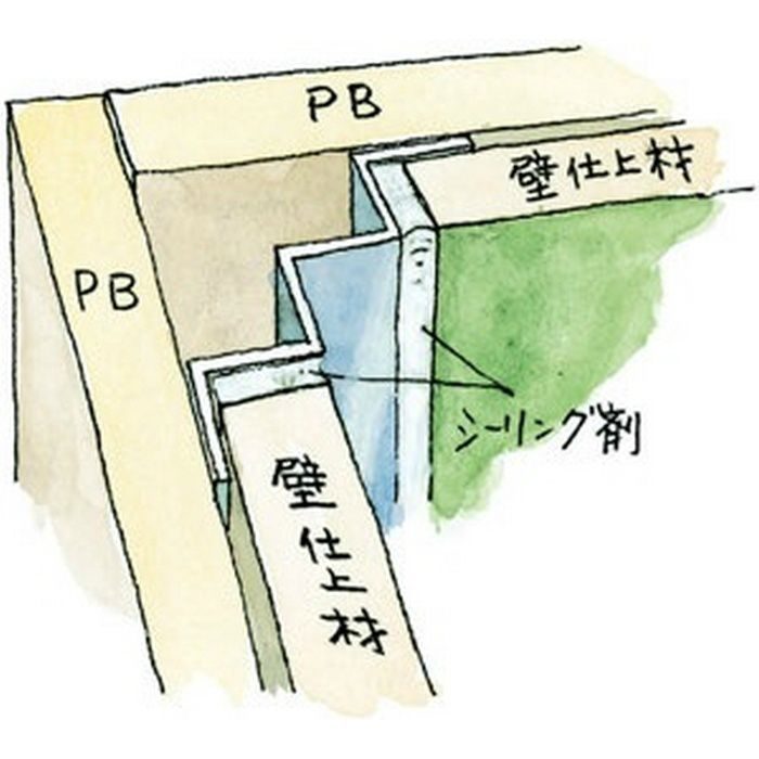 入隅ジョイナー ステンレス 角型入隅9.5 H.L 2.73m  64052-1