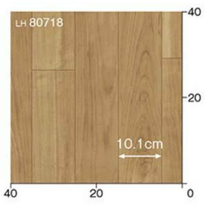 LH-80718 クッションフロア 1.8mm厚 ウッド チェリー