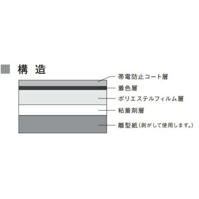 BJ-46010 ジョイントテープ 帯電防止 109Ω クリーミーホワイト