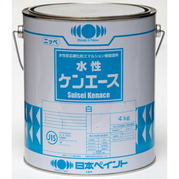 水性ケンエース 淡彩 4kg ガロン缶入り