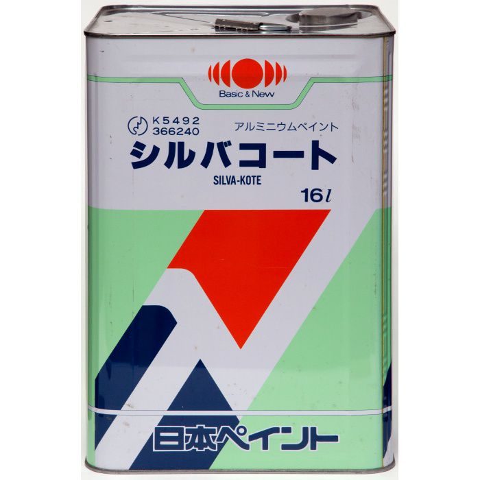 シルバーコート メタリックシルバー 16L 石油缶入り