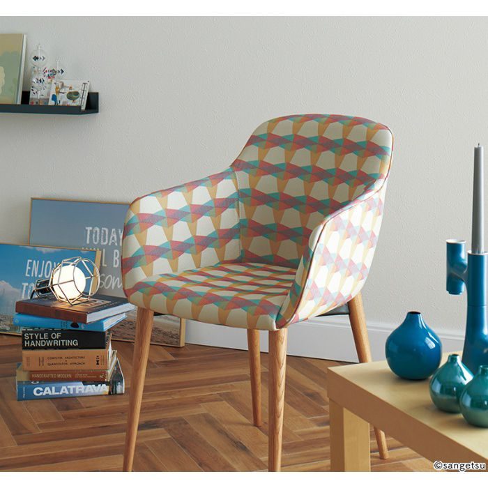 UP8149 椅子生地 Fabrics パターンレギュラー トリオミックス