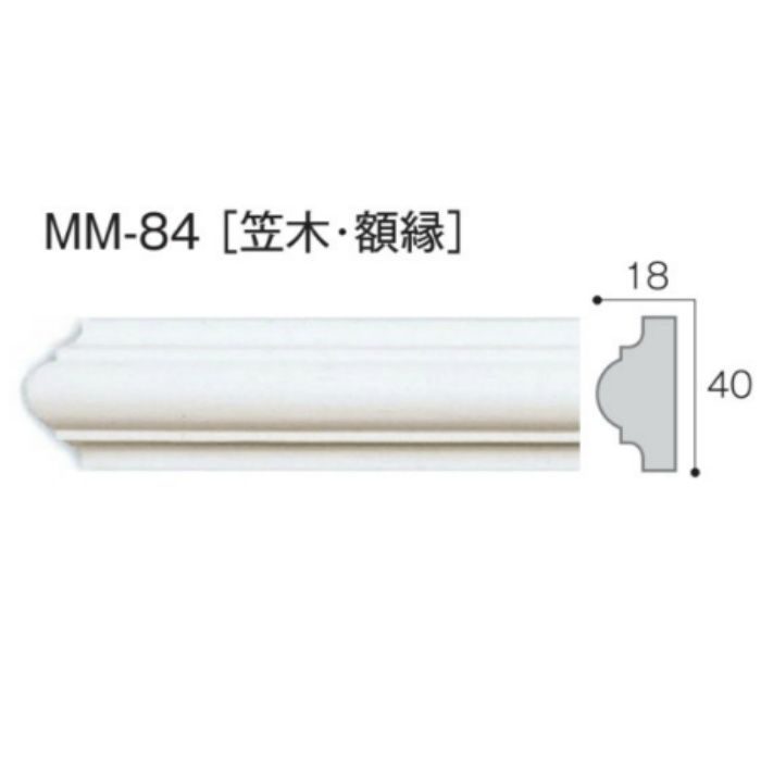MM-84 モールド84 笠木・額縁 2m