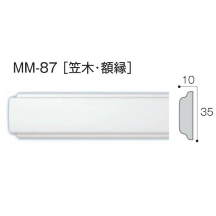 MM-87 モールド87 笠木・額縁 2m