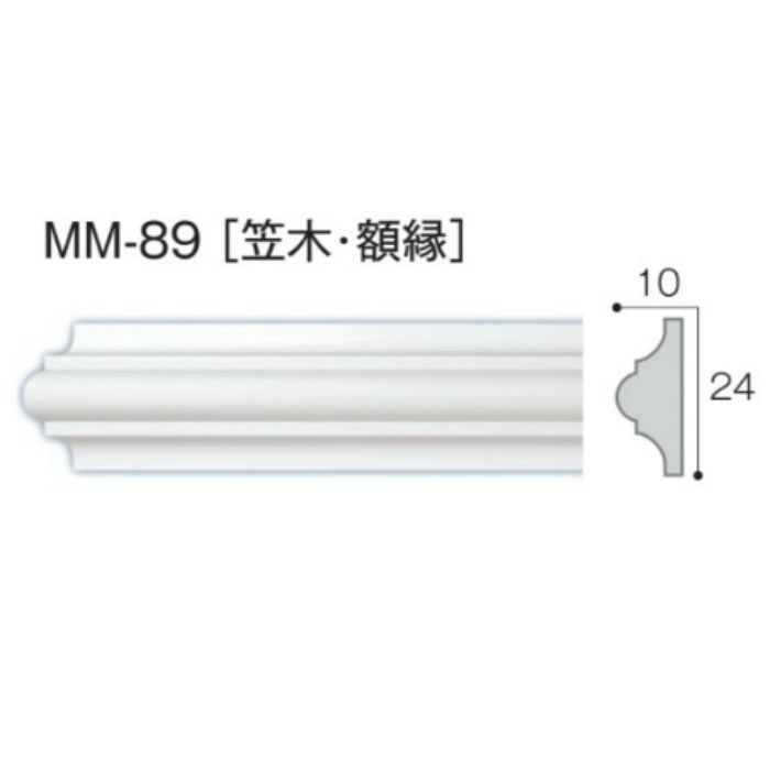 MM-89 モールド89 笠木・額縁 2m【ベストプライス】