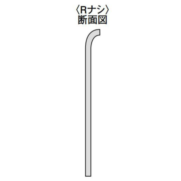 TH75RN4 ソフト巾木 ベーシックライン 高さ75mm Rナシ 25枚入/ケース