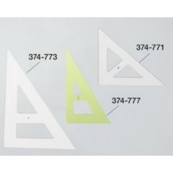 直角三角定規小グリーン 厚5×600×350×693mm 374777