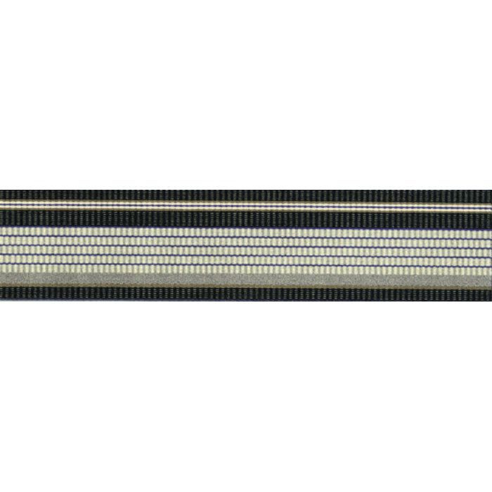134-66321 マルチストライプ RUG MAT #10 ブラック 55cm×120cm