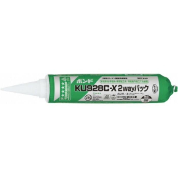 KU928C-X 2wayパック 円錐ノズル付 760ml 12本入り/ケース コニシ