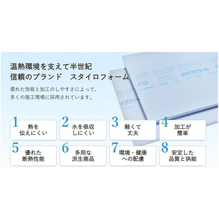 スタイロフォームIB 1種b 15mm厚 910mm×1820mm ポリスチレンフォーム断熱材【セール開催中】