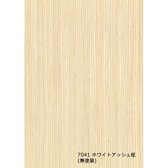 T-7041 不燃天然木工芸突板化粧板 タイト 不燃アルピウッド ホワイトアッシュ柾 6.0mm×3尺×8尺 無塗装