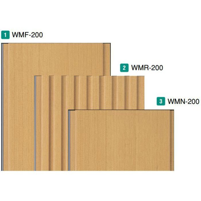 【ロット品】 ウッドマルチスパン　WMR-200（リブ調） WMR26SH 6m さつき檜 9枚/ケース