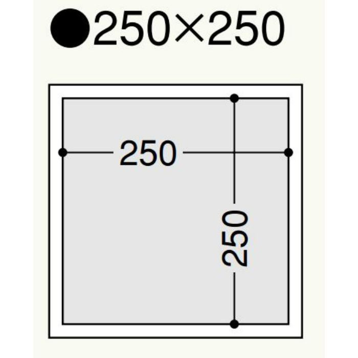 K1W2525 オフホワイト 壁用点検口枠I型
