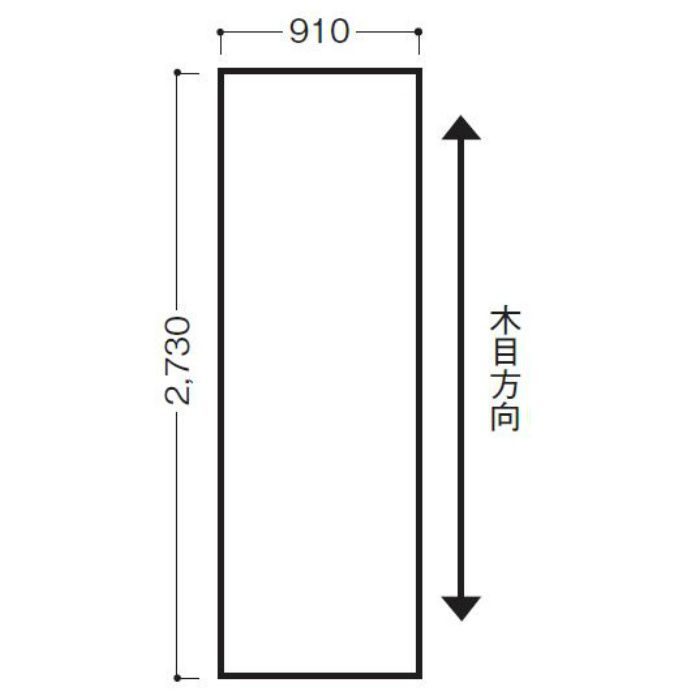 WFG3TAWHN-32 不燃壁材 グラビオTA 木目柄 ネオホワイト 3×8.5尺 ※チャーター便・別途送料