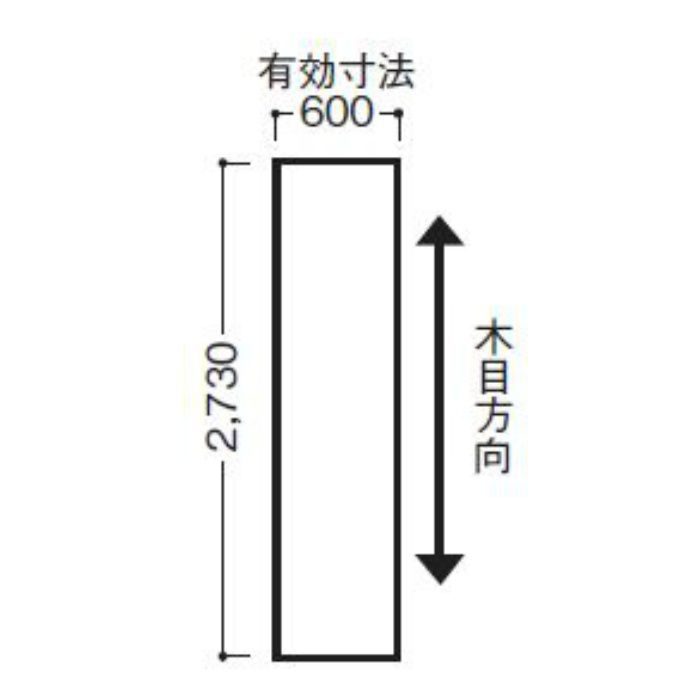 WFG3UBMTN-52 不燃壁材 グラビオUB 木目柄 ティーブラウン 3mm厚 ※チャーター便・別途送料