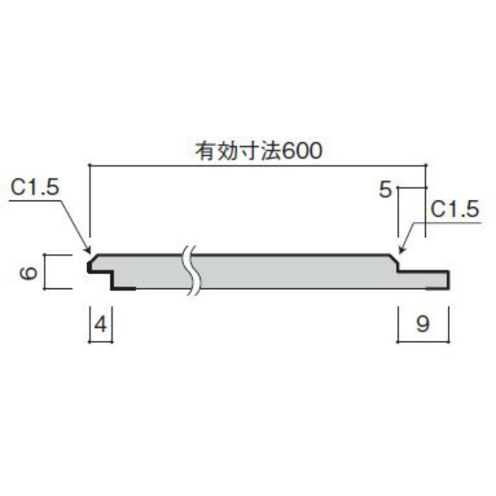 WFG6UBMGN-52 不燃壁材 グラビオUB 木目柄 トープグレー 6mm厚 ※チャーター便・別途送料