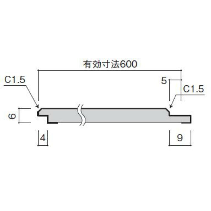 WFG6UB72-52 不燃壁材 グラビオUB 木目柄 6mm厚 ※チャーター便・別途送料