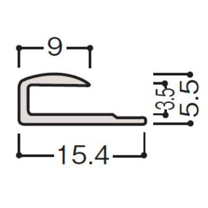 WF30-B311 グラビオ専用施工部材 グラビオLS/LA/TA石目・抽象柄 ホワイト アルミジョイナー