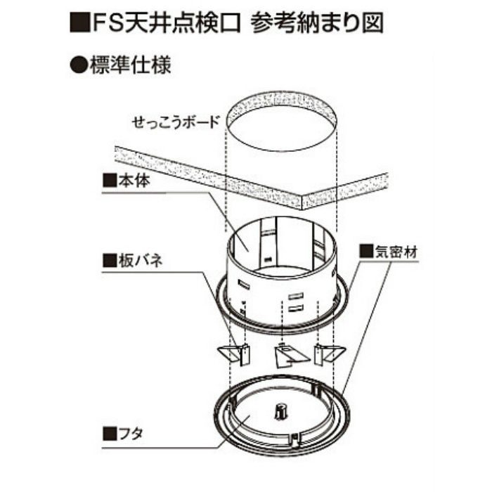 FSTBW FS天井点検口 標準仕様