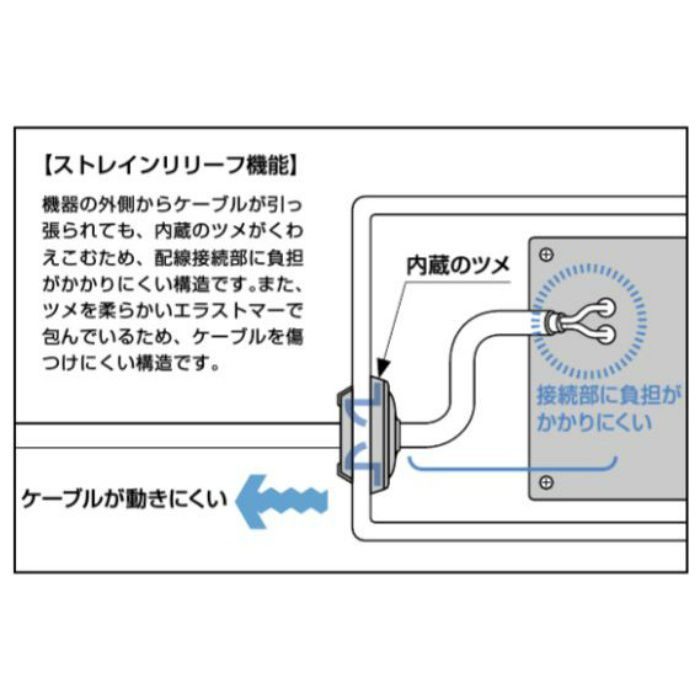 ワンタッチグロメット T-14758型ホールドタイプ 板厚：0.5～3mm用 T-1475808-P50 ライトグレー