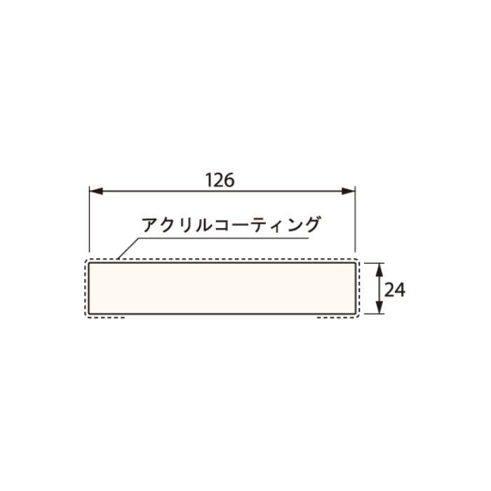 SP-N7003M24-IV 樹脂製ドア枠 三方枠 ムクタイプ 標準サイズ アイボリー 間口=800mm