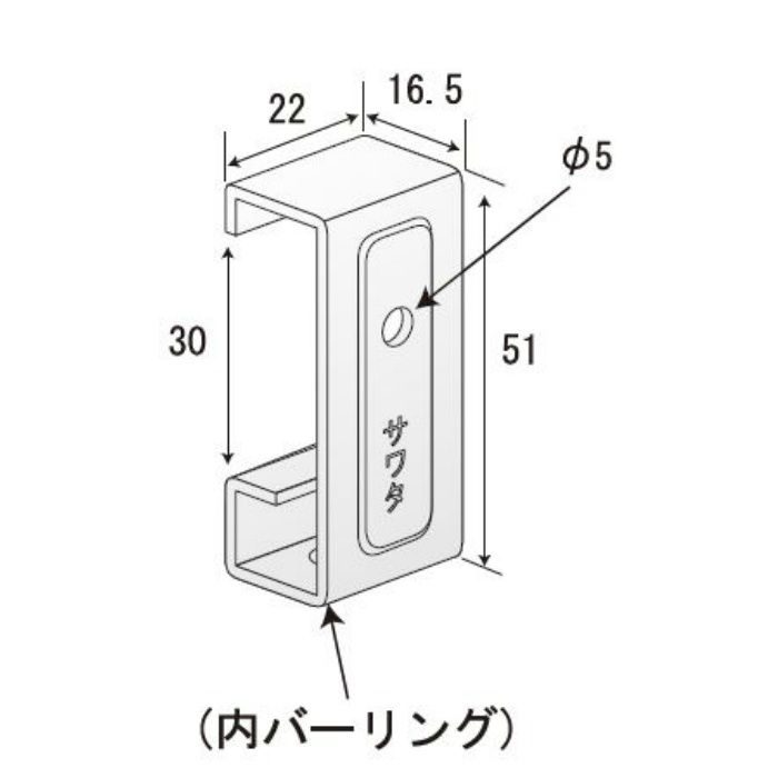 38フックB【当日出荷】 サワタ【アウンワークス通販】