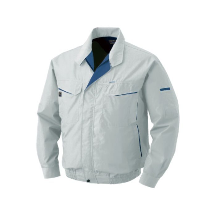 KU90470 空調服 R 綿・ポリ混紡 シルバー L KU90470 綿・ポリ混紡ワーク空調服®（ウェアのみ） シルバー 6L 空調服