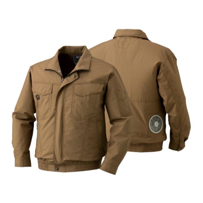 日本全国送料無料商品 | 特集 | 綿薄手タチエリ空調服®（ウェアのみ） KU91400 キャメル 空調 M その他